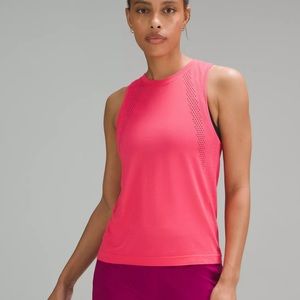 Lululemon Train to Be Tank Top in Lip Gloss, Size 6